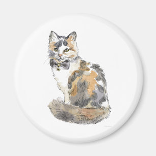 Extravagant Calico Magnet