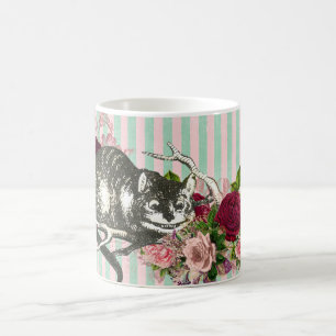 Extravagant Cheshire Cat Collage Kaffeetasse