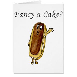 Extravagant ein Cake Funny Chocolate Eclair Quirky