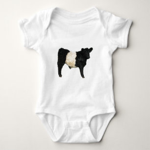 Extravagant ein Oreo? Umgeschnallte Galloway-Kuh Baby Strampler
