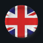 Extravagant England Britische Flaggen-Party-Papier Pappteller<br><div class="desc">Extravagant England Britische Flaggen-Party-Papierplatte</div>