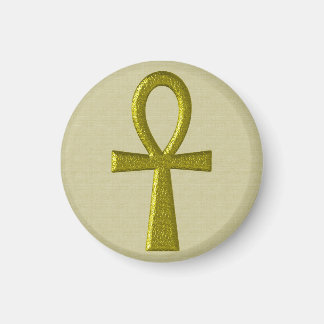 Extravagant Gold Ankh Magnet