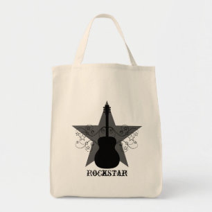 Extravagant Guitar Star Wirbel Bag, Black Tragetasche
