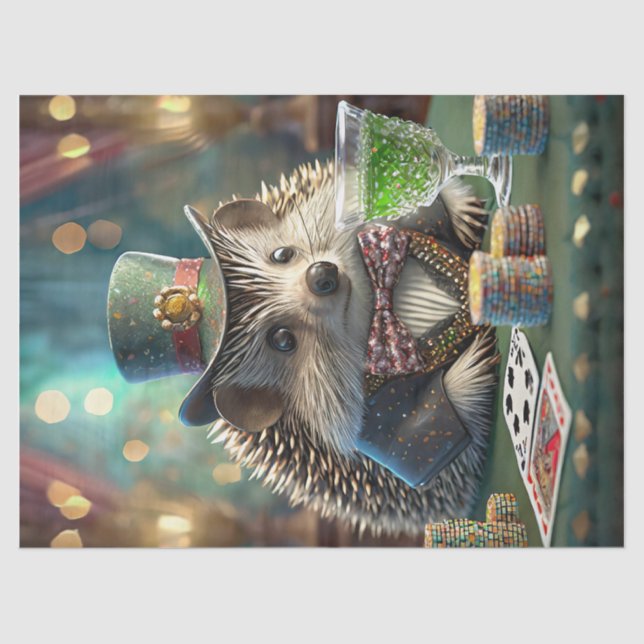 Extravagant Harry, Igel Night Out Seidenpapier (Vorderseite)