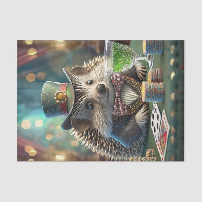 Extravagant Harry, Igel Night Out Seidenpapier (Vorderseite)