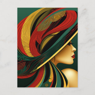 EXTRAVAGANT HAT PARADE #10 POSTKARTE