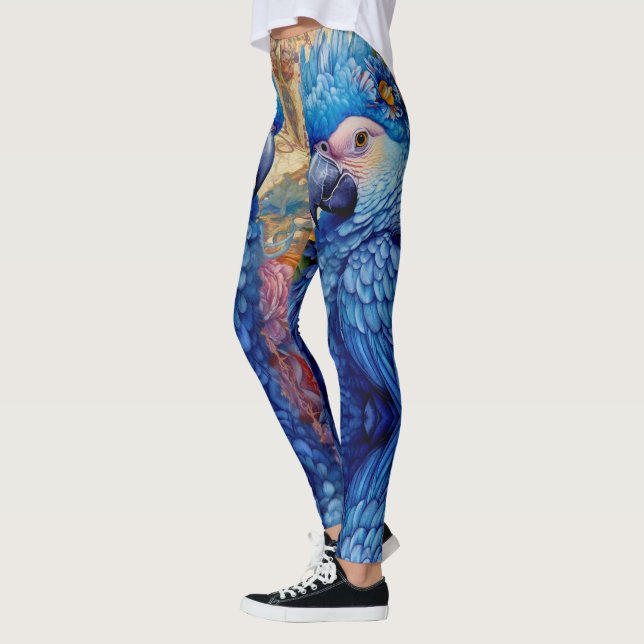Extravagant Indigo Macaw Leggings - Hübsch (Links)