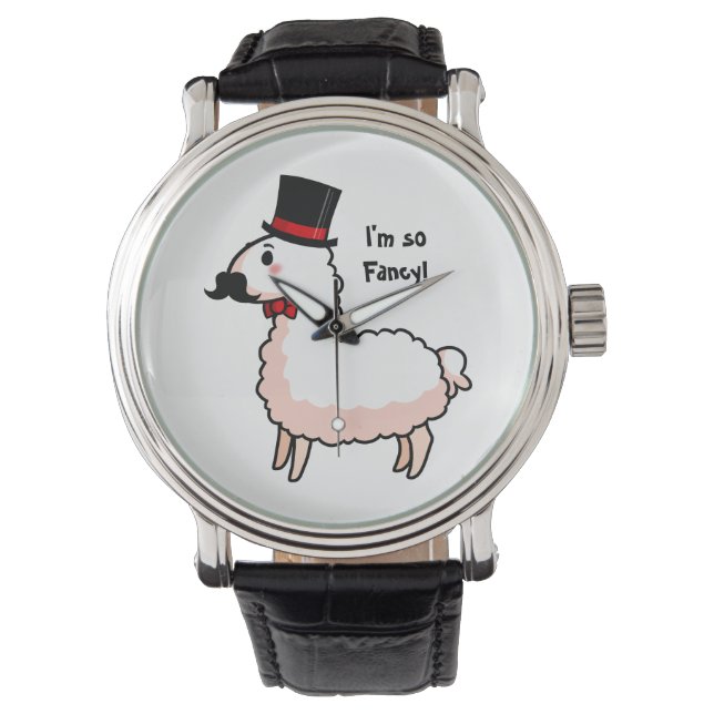 Extravagant Llama Watch Armbanduhr (Vorderseite)