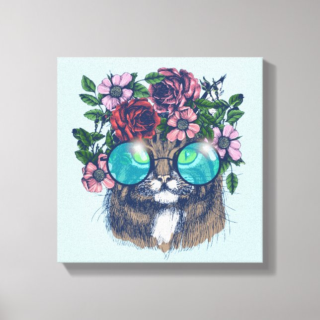 Extravagant Maine Coon Leinwanddruck (Vorderseite)