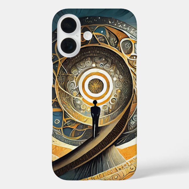 Extravagant Neueste Print iPhone 16 Fall Hülle (Rückseite)
