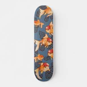 Extravagant Oranda Goldfish Skateboard