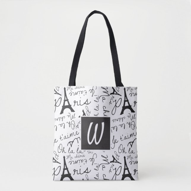 Extravagant Paris Monogram Tasche (Vorderseite)