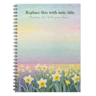 Extravagant Pastell Floral Notebook Notizblock