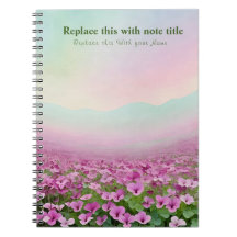 Extravagant Pastell Floral Notebook