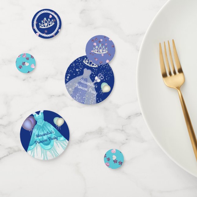 Extravagant Princess Party Table Confetti Konfetti (Gruppe)