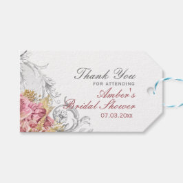Extravagant rosa Brautparty Geschenkanhänger
