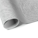 Extravagant Spirale .Circles Grau Monochromatische Geschenkpapier<br><div class="desc">Moderne Luxusdekoration FlorenceK Design</div>