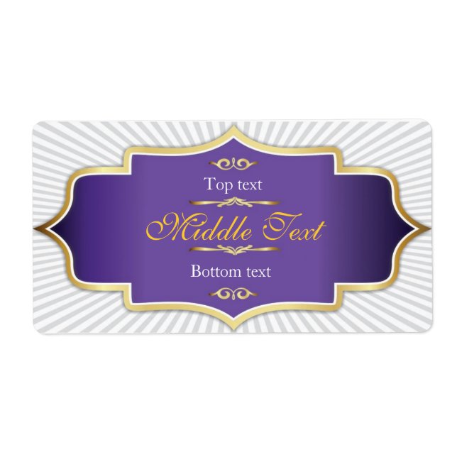 Extravagant Style Jam Jelly Label Lila (Vorne)
