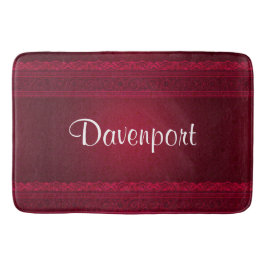 Extravagant und elegant roter Hintergrund Stilvoll Badematte
