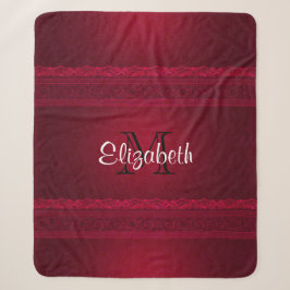 Extravagant und elegant roter Hintergrund Stilvoll Sherpadecke