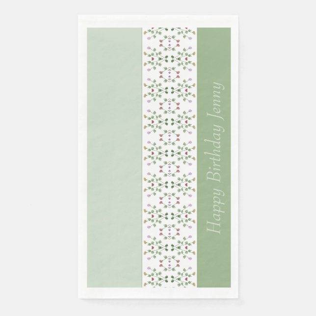 Extravagant Vertikal entwickelt Serviette (Vorderseite)