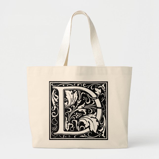 Extravagante Alphabet-Tasche der Renaissance Jumbo Stoffbeutel (Vorne)