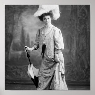 Extravagante Ausstattung: frühe 1900s Poster