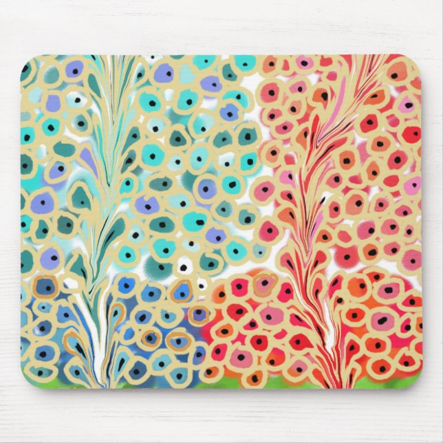 Extravagante Bäume Mousepad (Vorne)