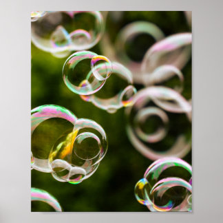 extravagante Blasen Poster