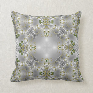 Extravagante Blumen + Gewundener Kissen
