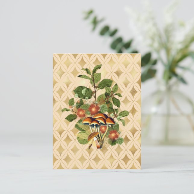 Extravagante Botanicals Postkarte (Stehend Vorderseite)