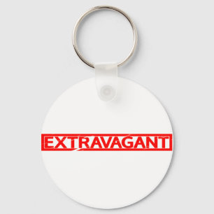 Extravagante Briefmarke Schlüsselanhänger