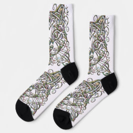 Extravagante Cat Abalone Socken