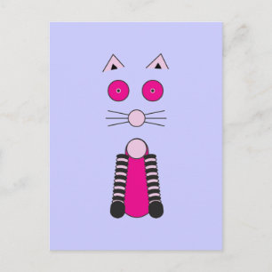 EXTRAVAGANTE CAT POSTKARTE