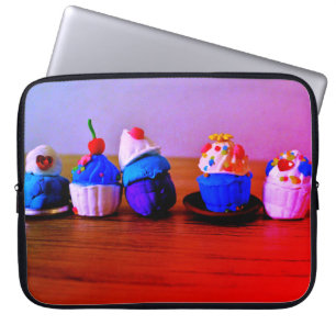 Extravagante Cupcakes Laptopschutzhülle