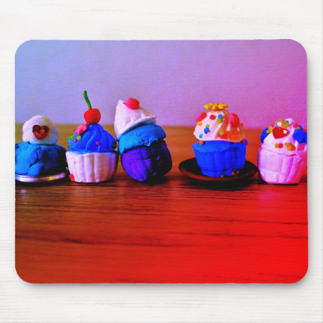 Extravagante Cupcakes Mousepad (Vorne)