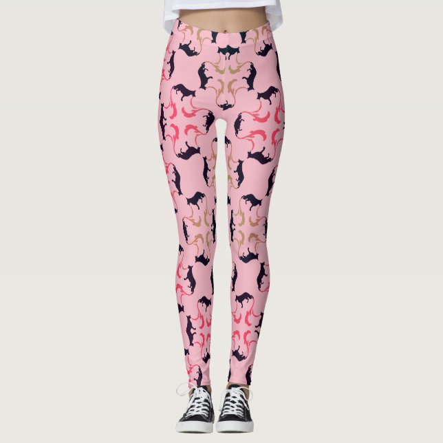 Extravagante Deutsche Schäferhirde de luxe Leggings (Vorderseite)