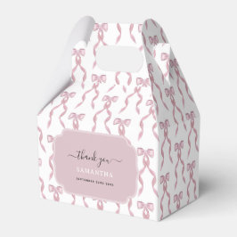Extravagante Farbe Rosa Bow Geburtstag Geschenkschachtel