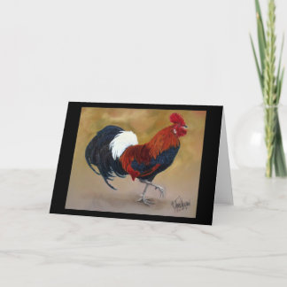 Extravagante Feder-Gruß-Karte Karte