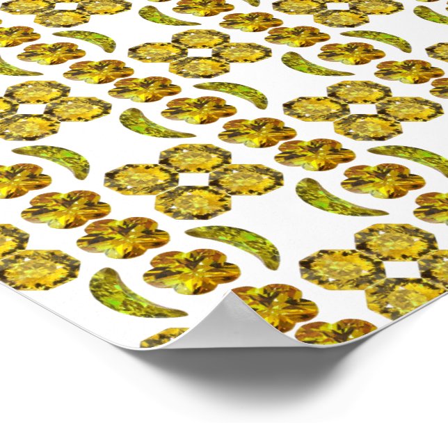 Extravagante Form Edelstein Poster (Ecke)