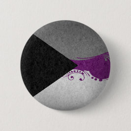 Extravagante, geschwungene und wirbelnde Demisexua Button