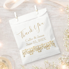 Extravagante Goldbriefe Vielen Dank Geschenktütchen
