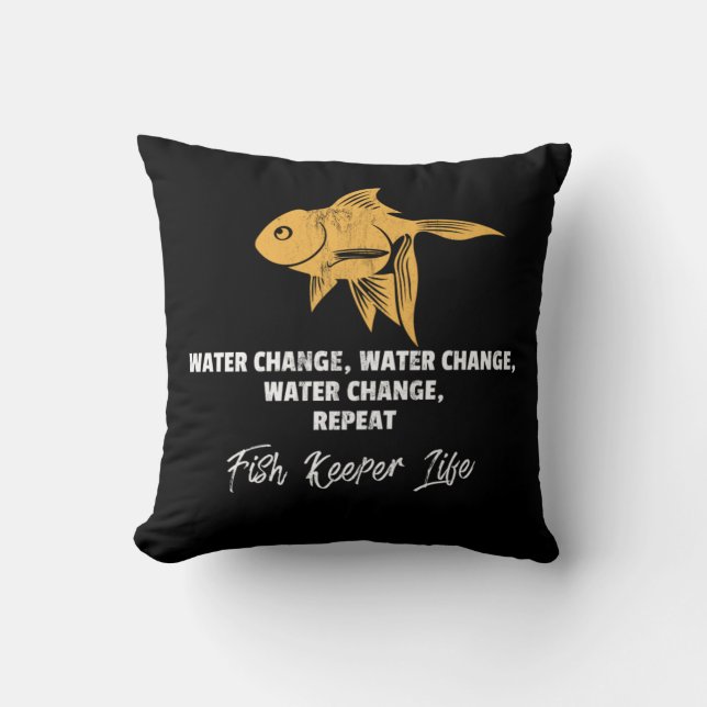 Extravagante Goldfish-Typen: Tropengemeinschaft  Kissen (Vorderseite)