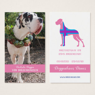 Extravagante Great Danes Business Cards für modern