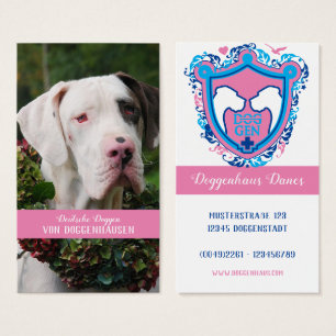 Extravagante Great Danes Business Cards für modern