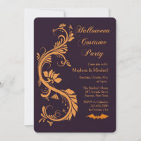 Extravagante Halloween-Party-Einladung