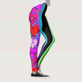 Extravagante Herzen Leggings