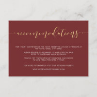 Extravagante Hochzeitskarten für Burgund & Gold