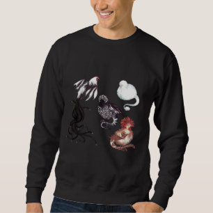 extravagante Hühnercockatrium Sweatshirt
