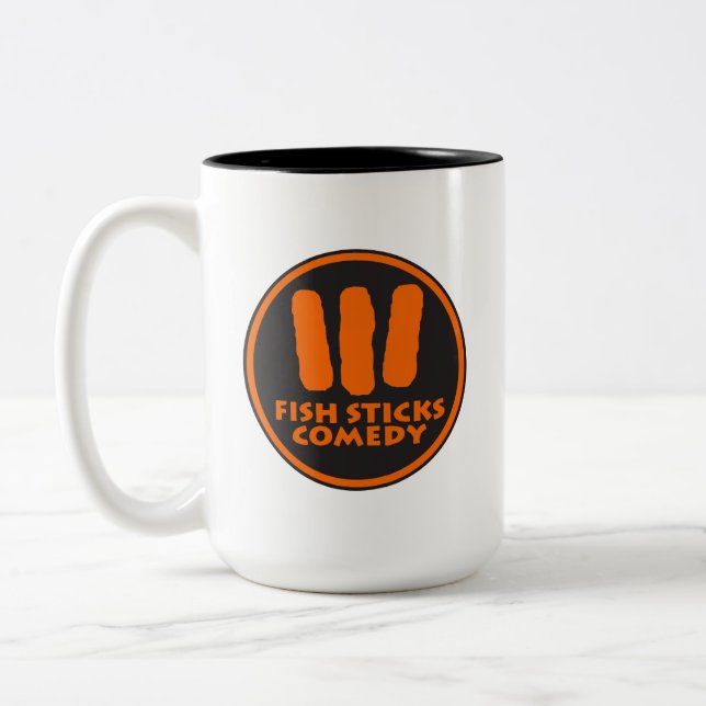Extravagante Jumbo-Tasse Zweifarbige Tasse (Links)